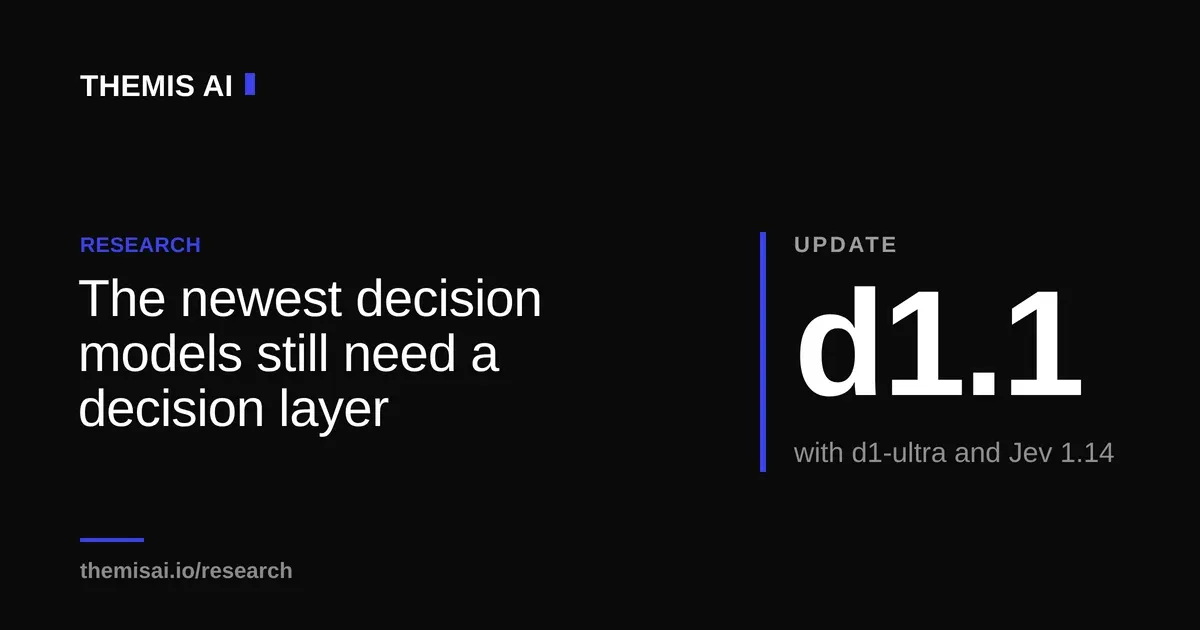 The Newest Decision Models Still Need a Decision Layer